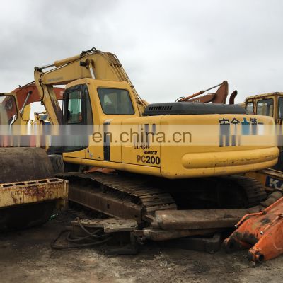 Good working condition komatsu pc200 pc200-6 digger for sale