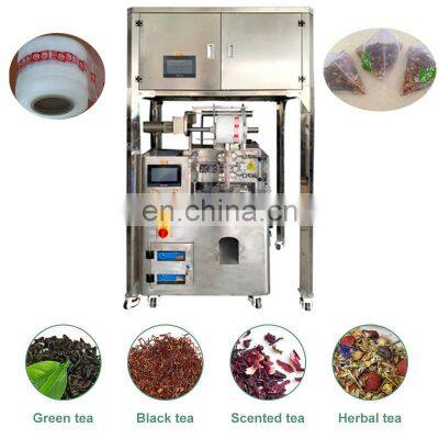 Automatic Tea Triangle Bad Flat Bag Packing Machine With Outer Envelope Tea Powder Sachet Pouch Packing Machine photo-2