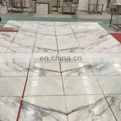 Italian White marble decorative stone wall panels cladding