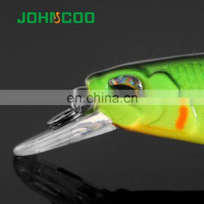 JOHNCOO Jerkbait Minnow 80mm 10g Fishing Lure Wobbler for Sinking and Vibrate Fishing Tackle Swimming Bait Lure