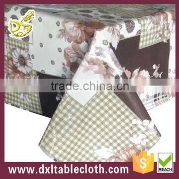 patchwork embroidery like elegant tablecloth backing with non woven fabric