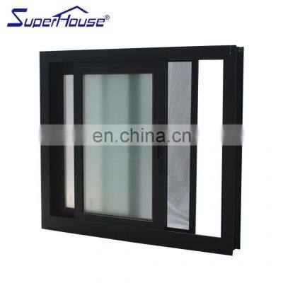 Top Manufacturer Brand NFRC Hurricane Proof Aluminum Sliding Window Miami Bahamas Project Tender Coastal Impact Glass Windows