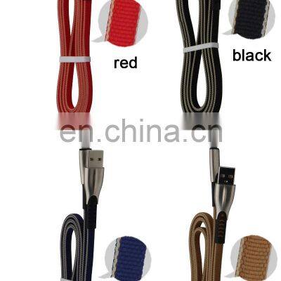 High Quality 2M Zinc Alloy Shell Plus Metal Flexible Charging Micro USB Data Cable for Mobile Phone photo-5