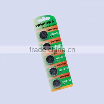 good quality 3v cr2032 button cell battery