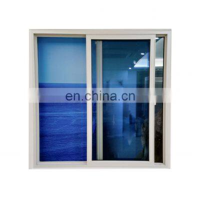 American style UPVC sliding window for bedroom  pvc double glass interior soundproof hurricane