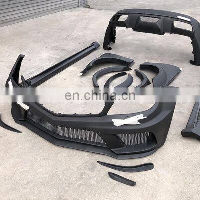 UKISS Automotive Parts Body Kits For Benz C Class W 204 Modified BS Wide-Body Front Rear Car Bumper With Fender Side Skirt photo-2