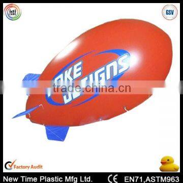 promotional pvc inflatable zeppelin helium balloon