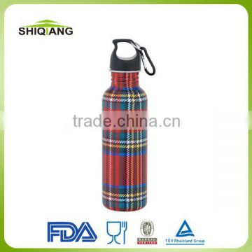 750ml wide mouth stainless steel outdoor climbing sports drink water bottles in various colors and capacities