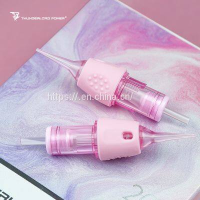 Wholesale Pink Tattoo Needle Universal Cartridge Needles Permanent Makeup Cartridge Tattoo Needles With Membrane photo-5