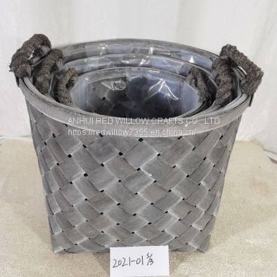 Garden Basket For Poplar natural Basket Decorative Natural Material