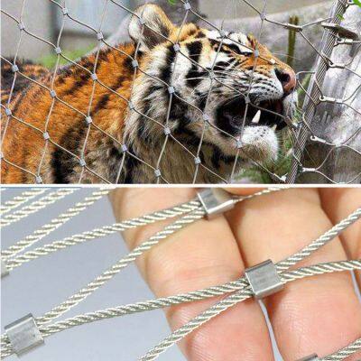 Zoo Cage Net, animal fence net, stainless steel woven net