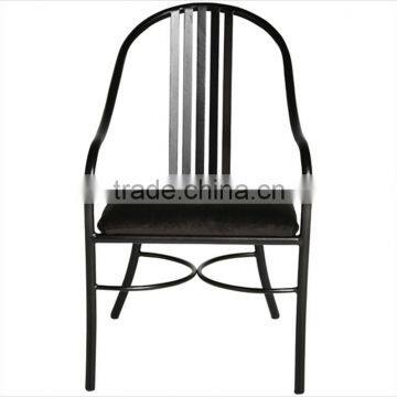 metal garden rocking chair with cushion