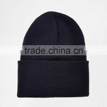 Custom Acrylic Watch Beanie Hat Blank Woven Label Logo photo-4