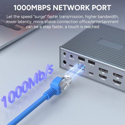 18-in-1 Smart USB3.2 Gen2 Docking Station photo-3