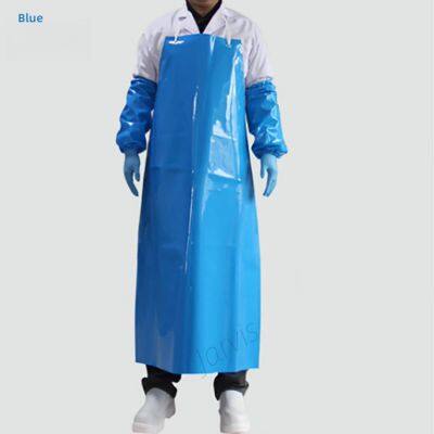 Jarvis Tpu Apron Shiny Outside Matte Inside Soft And Comfortable Easy-to-clean TPU Apron for Slaughtering House,meat Shop photo-2