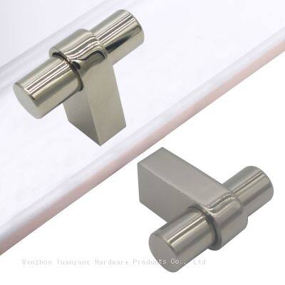 Hot sale zinc alloy furniture kitchen cabinet hardware handles square drawer knob