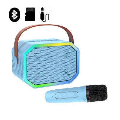 Guye Family Kids Portable Audio Player, Wireless Karaoke BT Speaker With Microphone