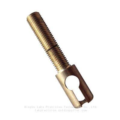 Copper nozzle Copper bushing Composite CNC lathe machining Stainless steel parts fastener processing