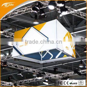 High quality hanging prismatic sheet led advertising