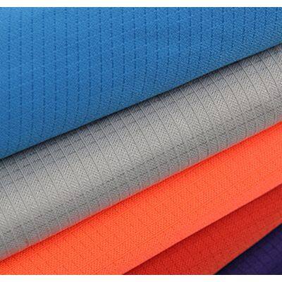 Enhanced 100% Polyester 160gsm Weight Square Bird Eye Mesh Fabric For Garments