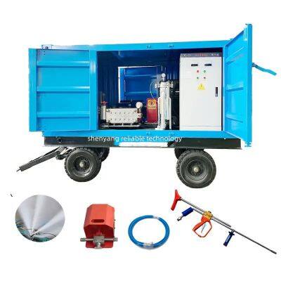 1000bar Motor Pressure Washer Cleans Sugar Mill Pipes Condenser Pipes