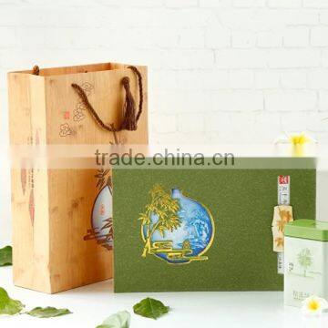 Factory Price Wooden paper Tea bag gift Box for sale