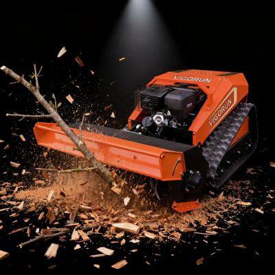 Vigorun Gasoline Trimmer Dual 48V 1000W Brushless Motors MTSK800 Robot Gasoline Lawn Mower for Golf Yard Farm photo-2