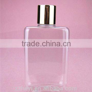 8oz clear rectangular plastic bottle 250ml for cosmetics packaging