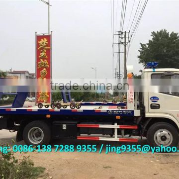 2016 New Euro IV Mini china tow truck, 4200*2300 mm platform tow trucks sale in Chile