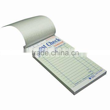 Invoice/statement book printing