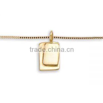 18k Yellow Gold Plated Initial Necklace Best Gift for Girlfriend Womens in Italian