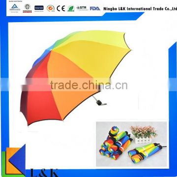 promotional colorful outdoor umbrella/cheap custom print umbrella/folding umdrella                        
                                                Quality Choice