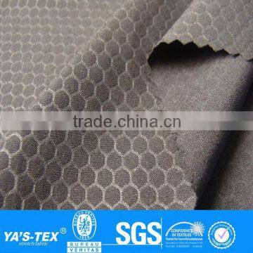 Honeycomb iron flower stretch fabric for sportwear