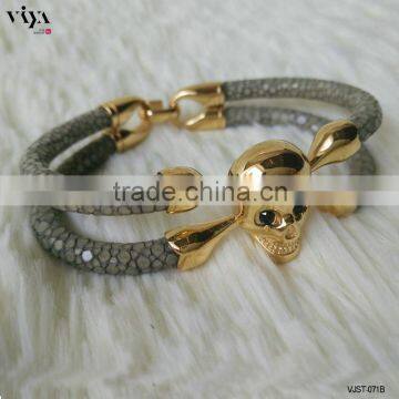 2016 New Design North Skull Clasp, Colorful Diamond Skull Clasp, High Class 316l Stainless Steel Skull Clasp photo-6