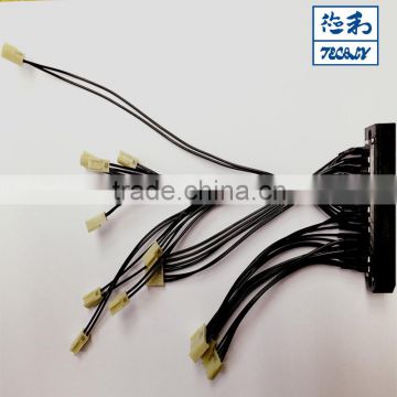 DIN 39 Pin Receptacle Connector to 2.54 Pitch 2Pin 4Pin and 6Pin 7Pin Connector Harness