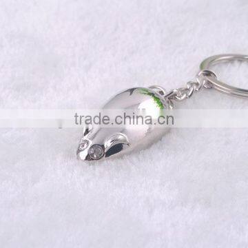 Rhinestone Special Gifts Minimalist Style Keychain Blue Eyes Mouse Key Chain photo-2