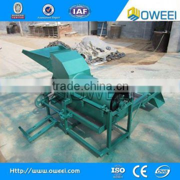 Sunflower seed dehulling and separating machine