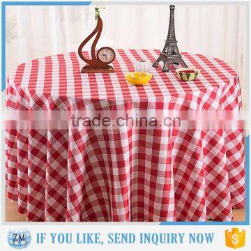 Popular embroidered flower design table cloth 132" round table cloth with great price