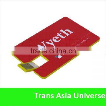 Hot Selling Cheap custom logo usb credit card