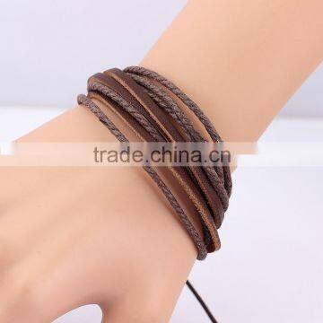 Fashion Bracelet, Leather Cord Bracelet, PTDB132 photo-4