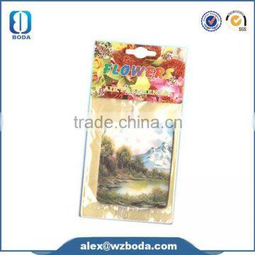 Professional car air freshener printing with CE certificate