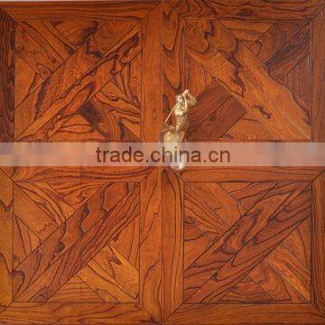 exotic geometric patterned engineered wood flooring