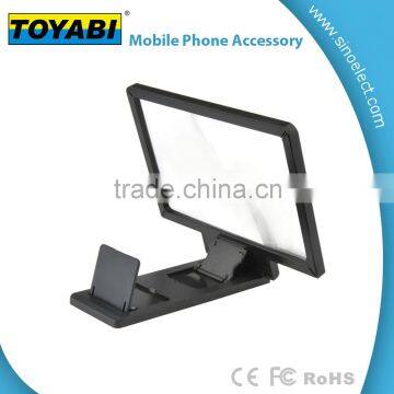 8.2 Inch Large Tablet and Phone Screen Magnifier 3D Movie Amplifier Adjustable Bracket Enlarge Stand For Iphone6 6S 6plus 5s Sam photo-4