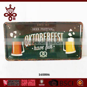 Metal Crafts Painting Tin Sign Beer Coffee Pub Club Gallery Poster Tps Vintage Wall Cafe Decor Picture Plaques photo-5