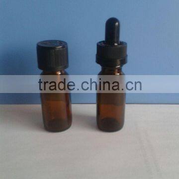 15ml Amber boston round glass bottle