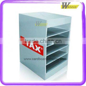 2016 shop hot sale cardboard display stand with shelf