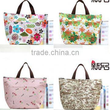 hot sale insulation bag keep food warm printed polyester cooler bag