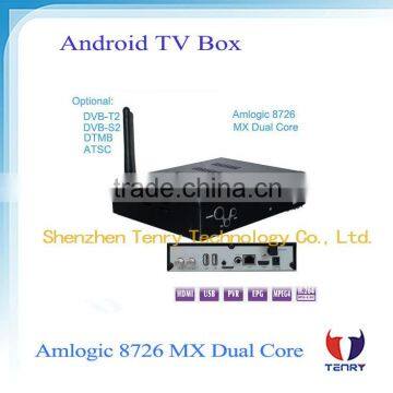 Android TV Box with DVB-S2 DVB-T2 DTMB ATSC Optional