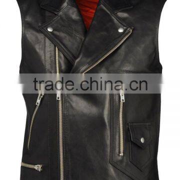 Racing Leather Vest/Lady fring vest/Leather Motorbike vest/Leather Motorcycle Vest/ Biker Leather Vest/Leather vest/WB-LV-515