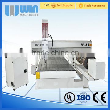 Machine Manufacturers (1300*2500mm) WW1325-R 4Th Axis CNC Router